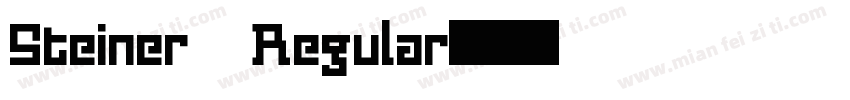 Steiner Regular字体转换
